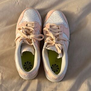 Nike Women's Sneakers - Pink and White